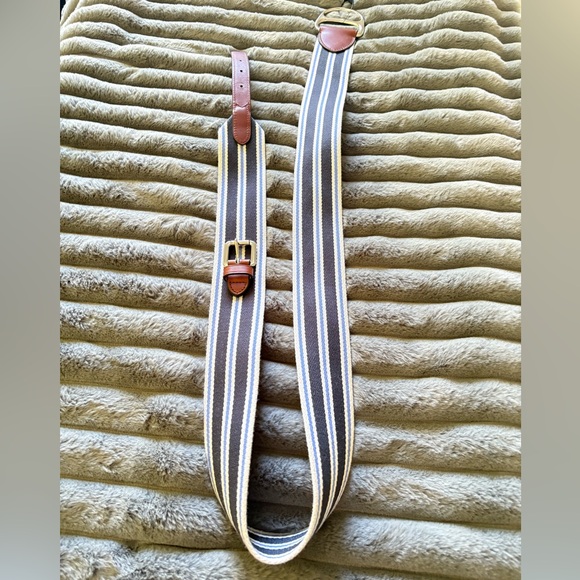 RALPH LAUREN striped bend-back belt - Picture 6 of 6